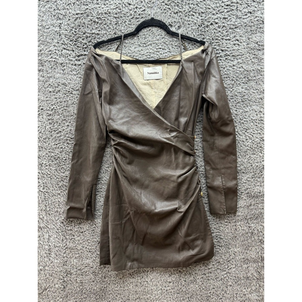 Nanushka Brown Mini Dress